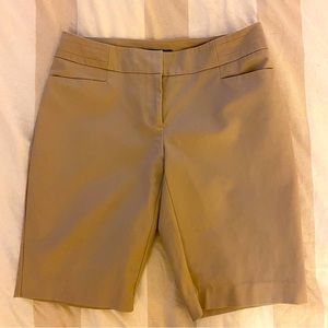 Apt 9 tan Bermuda shorts. Size 2